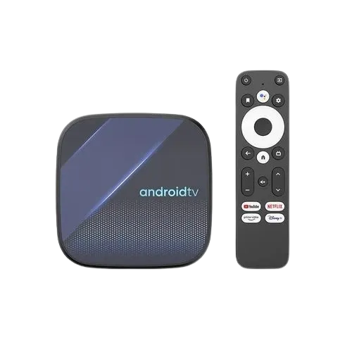 An Android TV box for IPTV streaming.
